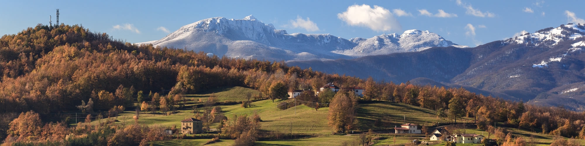 Der Apennin zwischen der Toskana und der Emilia Romagna
